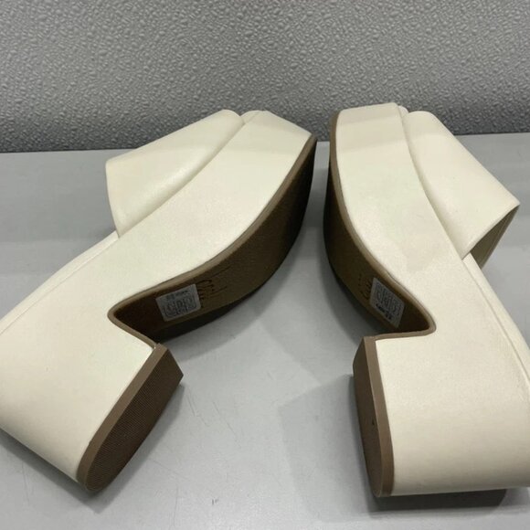 NEW BEEK Prinia Platform Heeled Sandals – Eggshell Size 6 – Leather, Han… - Picture 5 of 12